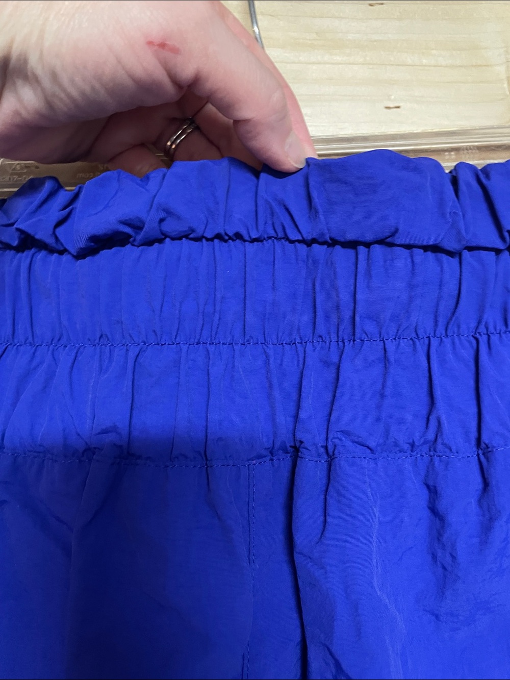 Zenana size XL Royal Blue Color Athletic Shorts Relaxed Fit with Built-in Panty - Picture 3 of 7